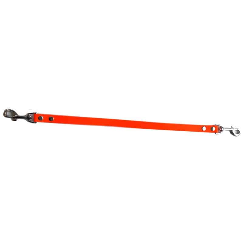 Póráz csat, lapos 19/40 kr. narancs