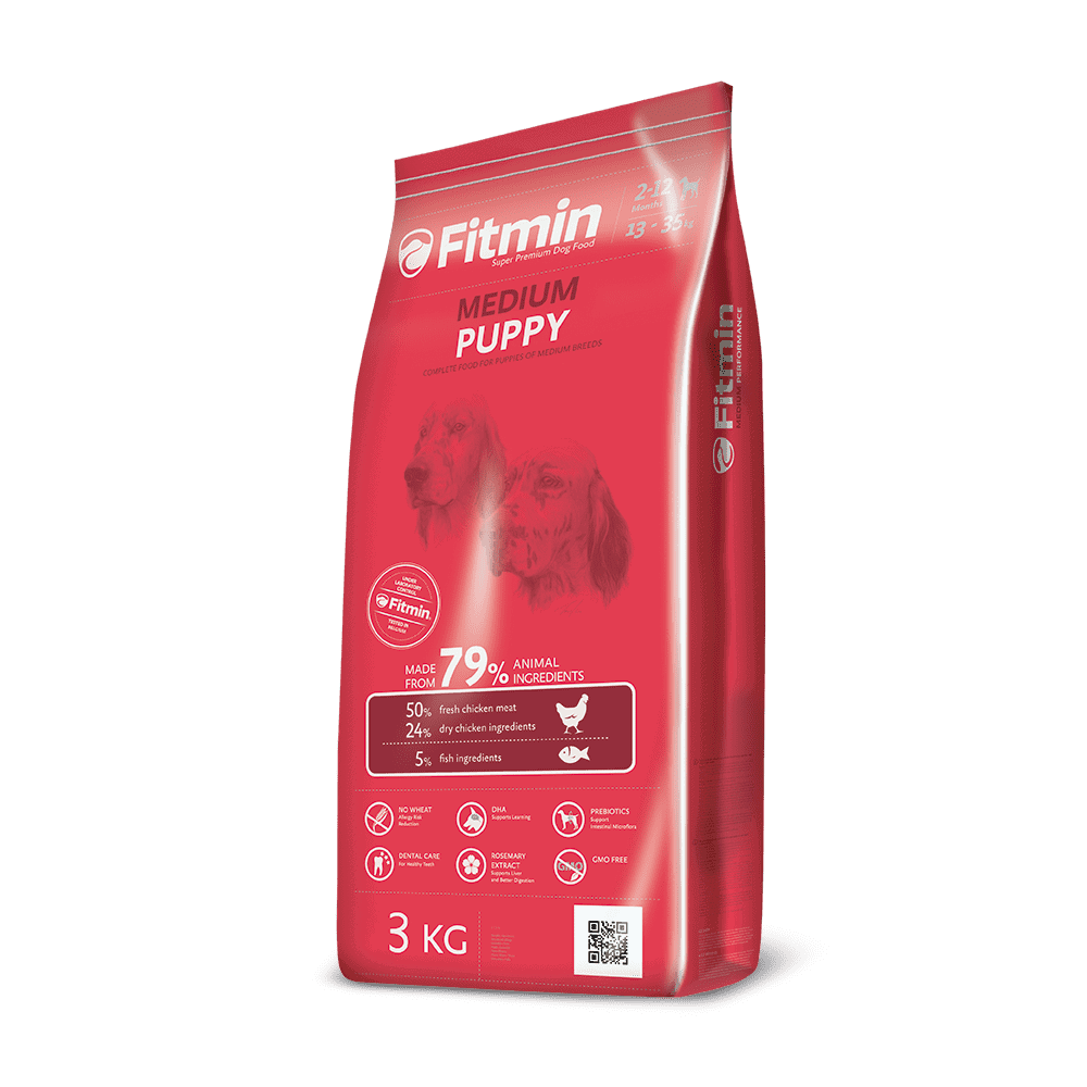 FITMIN Medium Puppy 3kg granulátum
