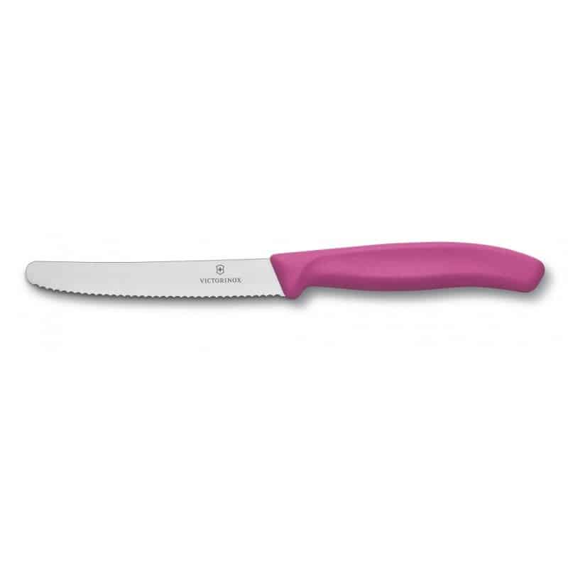 Victorinox SwissClassic paradicsomvágó kés, rózsaszín