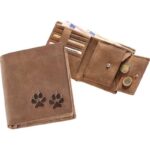 Bõr pénztárca, nyomok álló